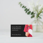 Registrierter privater Krankenversicherer Visitenkarte (Stehend Vorderseite)