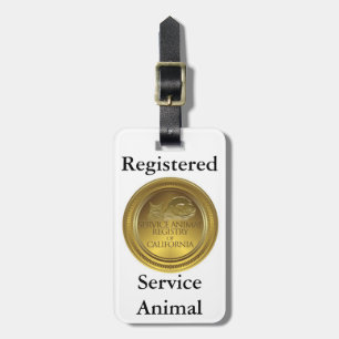 Registrierter Service-Tierumbau (Geschäft in Gepäckanhänger