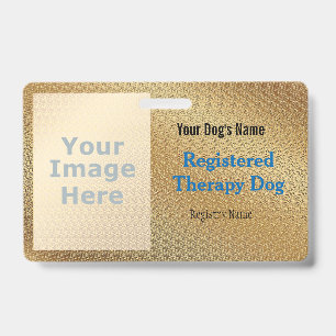 Registriertes Dog-Abzeichen Ausweis