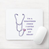 Registriertes Krankenherz Mousepad (Mit Mouse)