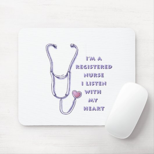 Registriertes Krankenherz Mousepad (Mit Mouse)