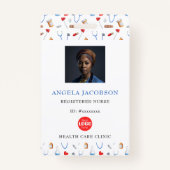 Registriertes Logo für Krankenpflege Ausweis (Vorderseite)