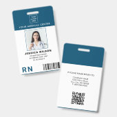 Registriertes RN-Abzeichen für Krankenpflege Ausweis (Front & Back)