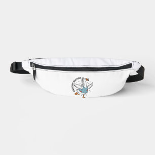 Registriertes Silly Goose Vintage Vector-Shirt-Des Bauchtasche