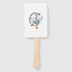 Registriertes Silly Goose Vintage Vector-Shirt-Des Fächer