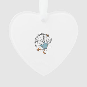 Registriertes Silly Goose Vintage Vector-Shirt-Des Ornament