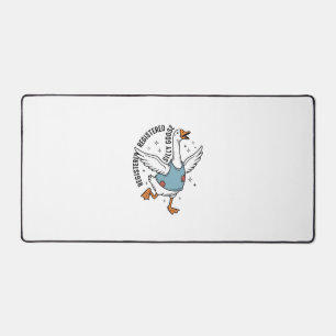 Registriertes Silly Goose Vintage Vector-Shirt-Des Schreibtischunterlage