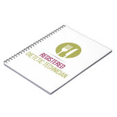 Registriertes Spiralnotizbuch für Dietetiker Notizblock (Linke Seite)