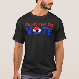 Registrierung bei der Abstimmung USA Wahl 2024 Wäh T-Shirt