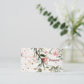 Registrierung der japanischen Blume für Kirschblüt Begleitkarte (Stehend Vorderseite)