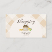 Registrierung der lokalen Baby-Dusche Begleitkarte (Vorderseite)