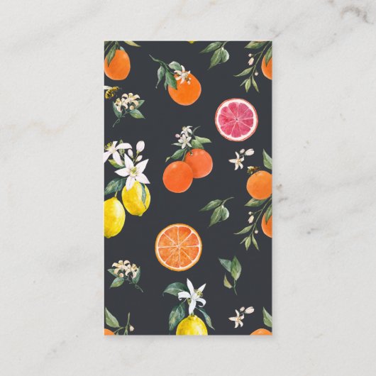 Registrierung des botanischen Orangen und Lemon QR Begleitkarte