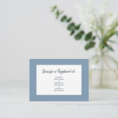 Registrierung des Brautparty "Aquarellblumen" Begleitkarte (Stehend Vorderseite)