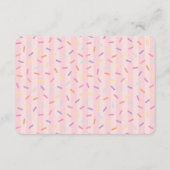 Registrierung des Brautparty "Eiscreme Sundae" Begleitkarte (Rückseite)