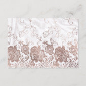 Registrierung für Blumenzettel und Hochzeitsgesche Begleitkarte (Rückseite)