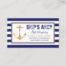 Registrierung für Geschenke für Nautische Kinderdu Begleitkarte