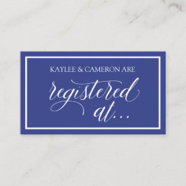 Registrierung für Hochzeiten / Registrierung auf K Begleitkarte