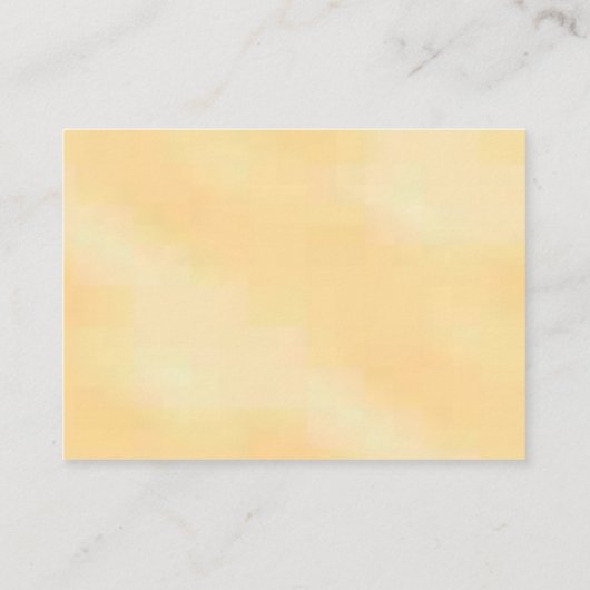 Registrierung für Hochzeitsgeschenke für Elfenbein Begleitkarte (Rückseite)