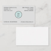 Registrierung Ihrer Logofirmen Visitenkarte (Vorne/Hinten)