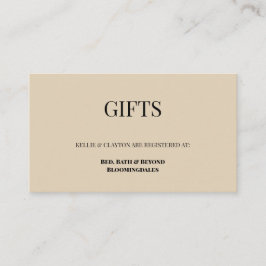 Registrierung lila und goldener Blumengeschenke Begleitkarte