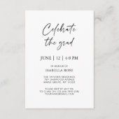 Registrierung von Geschenkgutschriften für Minimal Begleitkarte (Vorderseite)