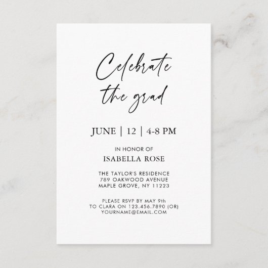 Registrierung von Geschenkgutschriften für Minimal Begleitkarte (Vorderseite)