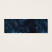 Registrierungseingabekarte für Navy Blue Gold Brau (Rückseite)