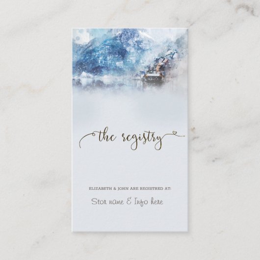 Registrierungskarte für den Winterbergsee Begleitkarte (Vorderseite)