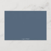 Registrierungskarte für die Babydusche Begleitkarte (Rückseite)