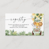 Registrierungskarte für Safari-Tiere Begleitkarte (Vorderseite)