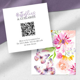 Registrierungskarte für Schmetterlinge und Lullabi Begleitkarte