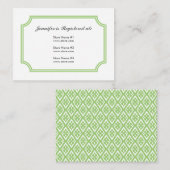 Registrierungskarte mit mittelalterlichem Kreuzmus Begleitkarte (Vorne/Hinten)