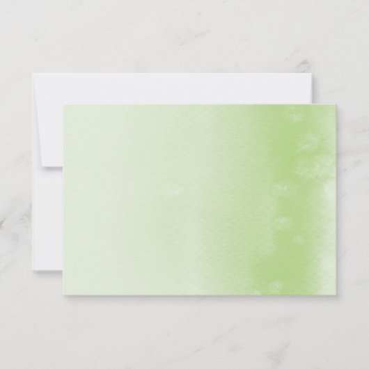 REGISTRIERUNGSKARTE: Ober-Apfelgrün Einladung (Vorderseite)