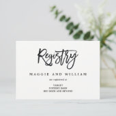 Registrierungskarten - Bürstenhalter Begleitkarte (Stehend Vorderseite)