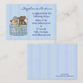 Registrierungskarten für Baby-Geschenkkörbe Begleitkarte (Vorne/Hinten)