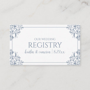 Registrierungskarten für Hochzeiten - Nadine - Dus Begleitkarte