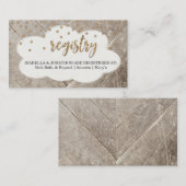 Registrierungsnummer für die Einladung zum Baby-Sh (Vorne/Hinten)