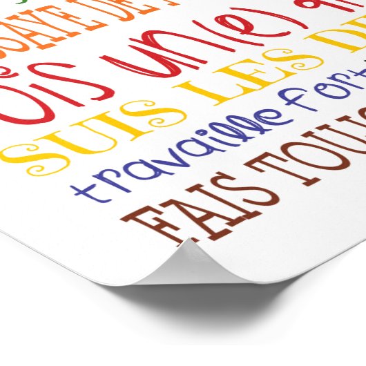 Reglements de Classe Poster (Ecke)