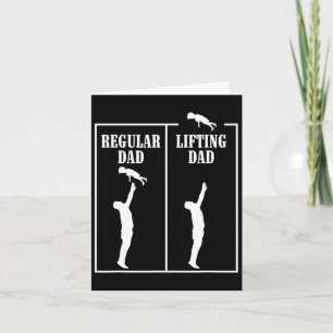 Reglicher Vater Vater Lifting Funny Bodybuilding W Karte