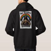 Regne nicht meinen Regenbogen Hoodie (Rückseite)