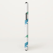 Regnen Dackelndes pastellwatercolor-Dackel-Musters Case-Mate iPhone Hülle (Hinten/Rechts)