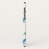 Regnen Dackelndes pastellwatercolor-Dackel-Musters Case-Mate iPhone Hülle (Hinten/Links)