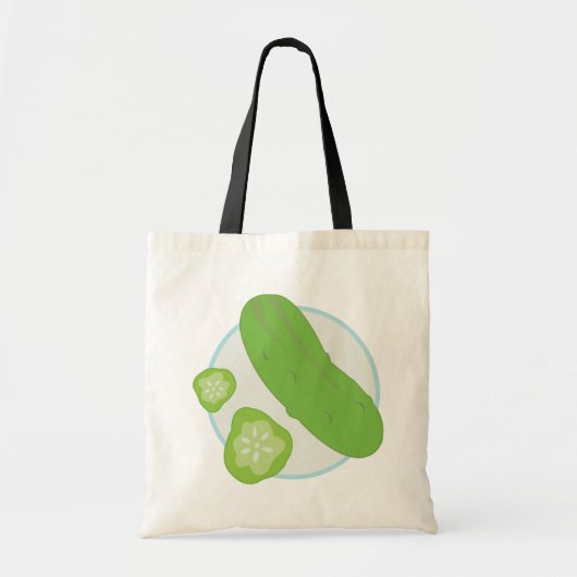 Regnen der Essiggurken-Tasche Tragetasche (Vorne)