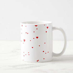 Regnen der Herzen Kaffeetasse