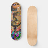 Regnen der Monster Skateboard (Vorderseite)