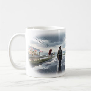 Regnerische Kreuzung der vergessenen Liebeserinner Kaffeetasse