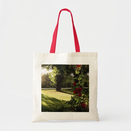 Regnerische Rosentasche Tragetasche (Vorne)