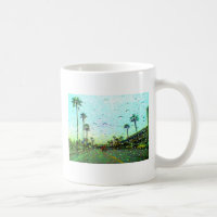 Regnerische Straßen-Tasse