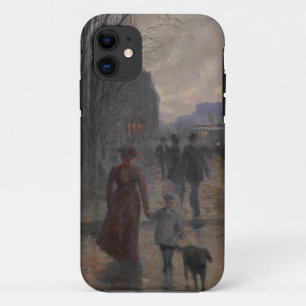 Regnerischer Abend auf Hennepin Allee, c.1902 Case-Mate iPhone Hülle