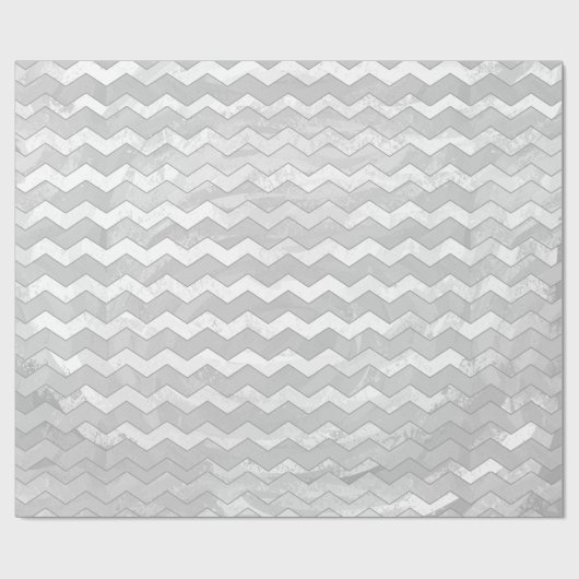 Regnerischer Himmel-graues Zickzack Muster Geschenkpapier (Flach)